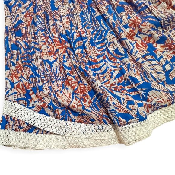 Poupette St Barth Sasha Mini Dress, Size XS, Blue Tropical, New with Tag, $350 - Picture 11 of 13